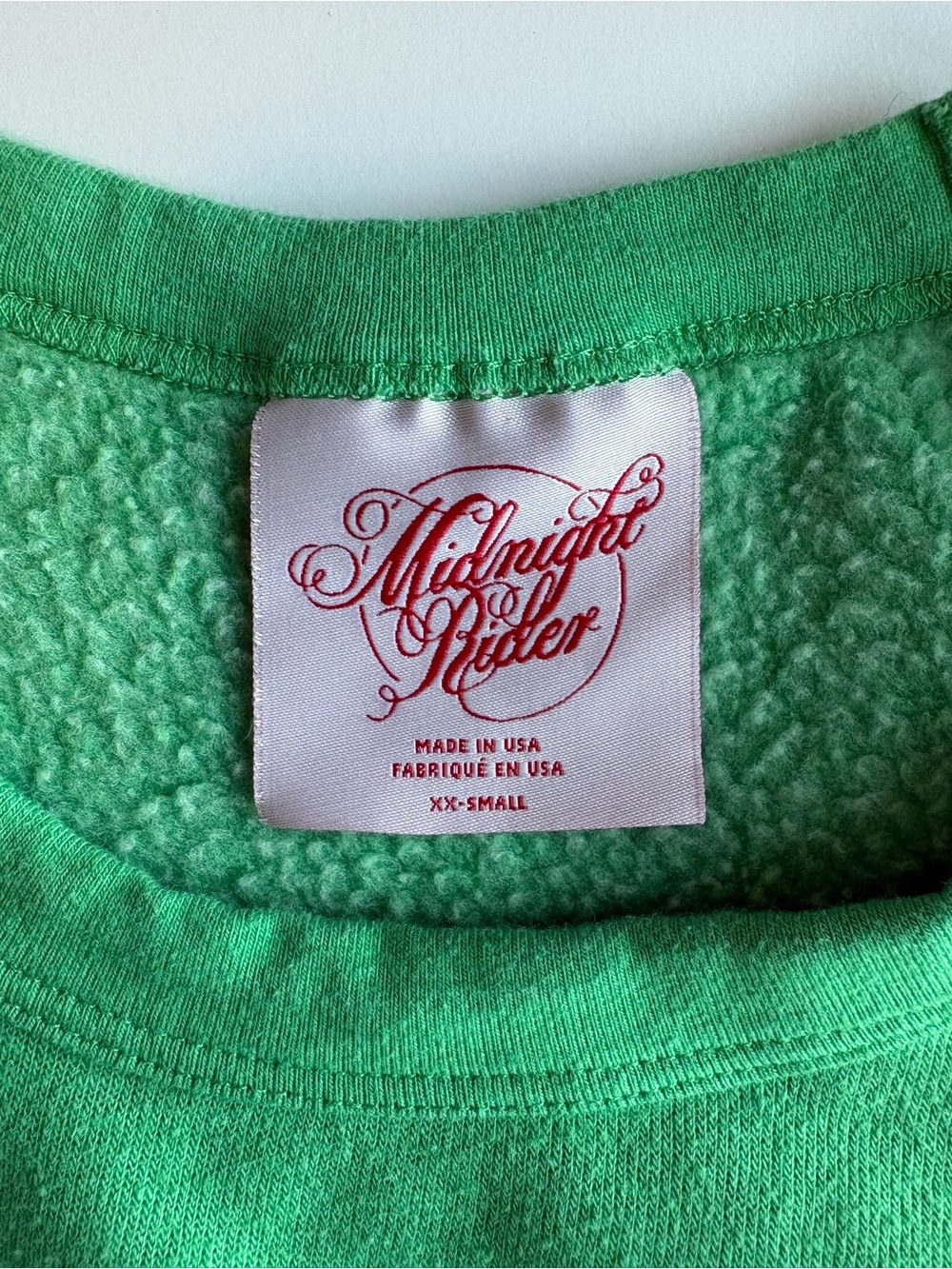 Anthropologie Midnight Rider Carolita Sagittarius Zodiac Sweatshirt Green XXS - Picture 6 of 8